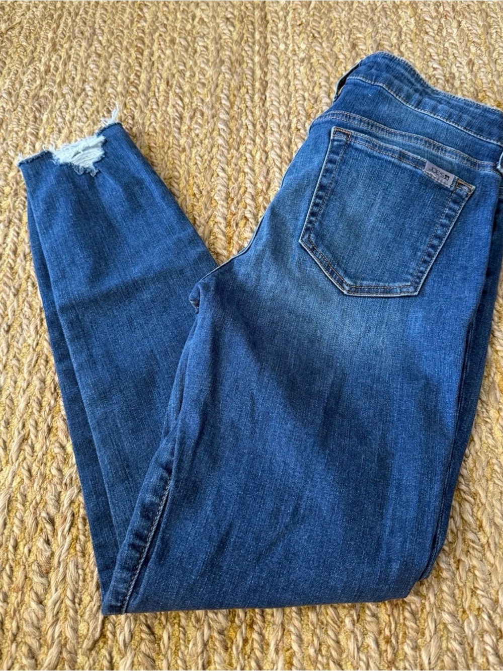 Joe’s Jeans Women’s Blue Denim Skinny Distressed Jeans Size 29